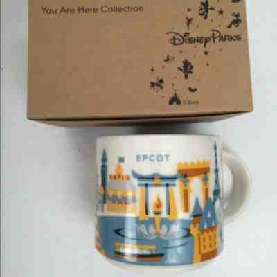 NEW Disney World Parks Starbucks EPCOT YOU ARE HERE Coffee Tea Mug Box - Sold on eBay Jul, 10th 2019 for $80.00