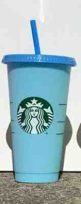 New Starbucks Color Changing Reusable Cold Cup 24oz Venti W/ Lid - Sold on eBay Jul, 10th 2019 for $20.00