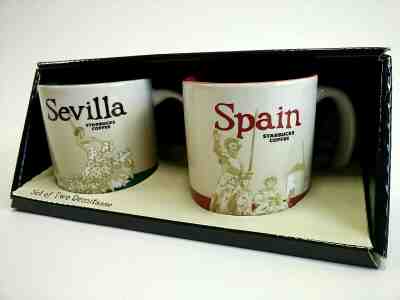 NEW! Starbucks Demi Icon Mug Demitasse Set Sevilla & Spain - Sold on eBay Jul, 10th 2019 for $28.88