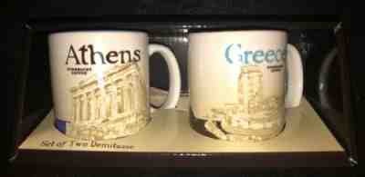 Starbucks Mug Demitasse SET Lot Greece+Athens New!! US Seller!!Free Shipping. - Sold on eBay Jul, 10th 2019 for $34.99