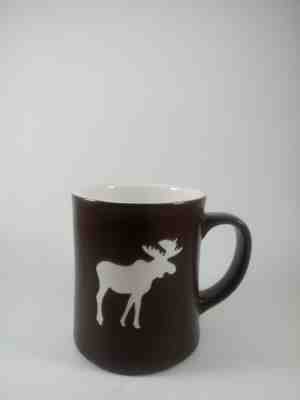 STARBUCKS New Bone China Coffee Mug Brown with White Moose dated 2009 *16 OZ* - Sold on eBay Jul, 10th 2019 for $43.99