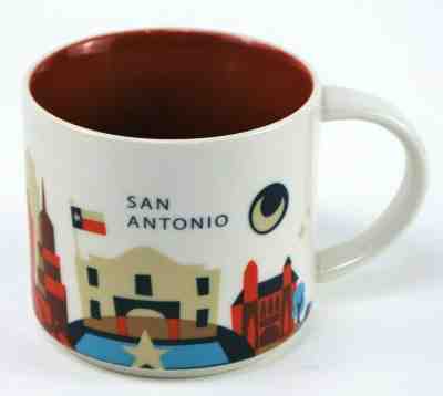 Starbucks San Antonio Coffee Mug You Are Here Collection 2015 14 Oz Ceramic Cup  - Sold on eBay Jul, 10th 2019 for $19.99