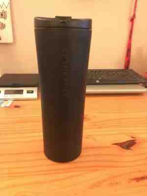 New Starbucks Matte Black FlipTop Stainless Steel Vacuum Insulated Tumbler 20oz. - Sold on eBay Jul, 10th 2019 for $19.79