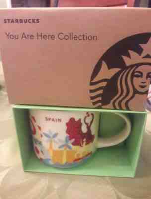 NIB  With SKU Starbucks Coffee Mug SPAIN/ ESPAÑA You Are Here YAH 14 oz   - Sold on eBay Jul, 10th 2019 for $65.00