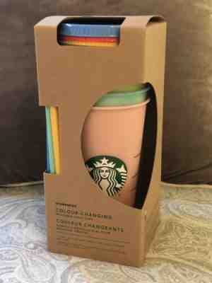 Starbucks 5-pack color changing cold cups, new in box! - Sold on eBay Jul, 10th 2019 for $76.00