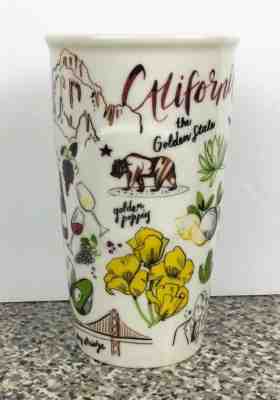 Starbucks Coffee Limited Edition California Tumbler 2016 10oz The Golden State