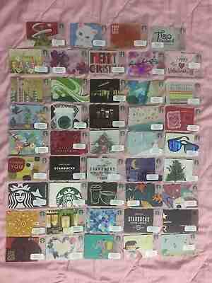 44 Starbucks coffee siren logo thank you x'mas valentine cards Thailand ed - Sold on eBay Jul, 10th 2019 for $119.99