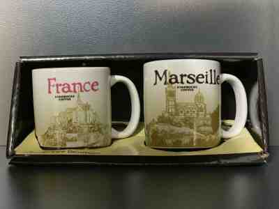 Starbucks Mug Set Marseille & France 3oz  - Sold on eBay Jul, 10th 2019 for $15.99