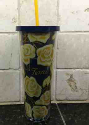 Starbucks Yellow Rose of TEXAS Tumbler Mug  Venti 24oz Local Series 2019 Limited - Sold on eBay Jul, 10th 2019 for $34.99