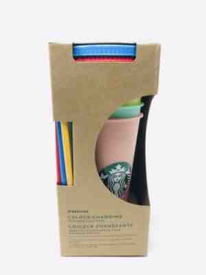 New 2019 Starbucks Color Changing Reusable Cold Tumbler Cups Limited Edition - Sold on eBay Jul, 10th 2019 for $89.99