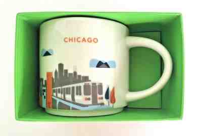 Starbucks Chicago You Are Here Collection 14 Oz Coffee Mug Collectible Cup Gift - Sold on eBay Jul, 9th 2019 for $20.00