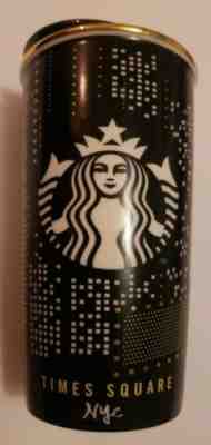 Starbucks Ceramic Travel Mug Times Square NYC Rubber Seal on Lid 12 fl oz 2015 - Sold on eBay Jul, 9th 2019 for $16.95