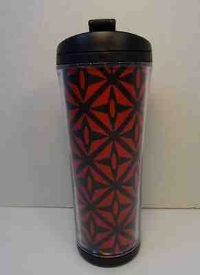 Starbucks Red Black Rwanda Travel Tumbler Coffee Mug Thermos 12 Oz - Sold on eBay Jul, 9th 2019 for $17.00