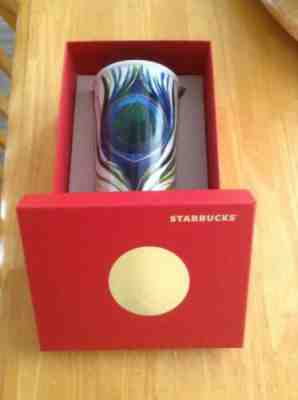 Starbucks Tumbler Peacock Design Ceramic In Box - Sold on eBay Jul, 9th 2019 for $24.99