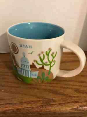 Starbucks YOU ARE HERE UTAH MUG Blue 14oz YAH New - Sold on eBay Jul, 9th 2019 for $24.00