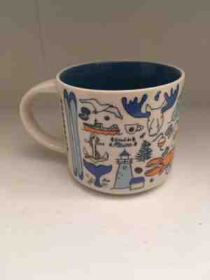 Starbucks BEEN THERE SERIES - MAINE Pine Tree State 14oz Mug New No Box - Sold on eBay Jul, 9th 2019 for $17.00
