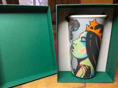 Starbucks 25th Anniversary Siren Mermaid Travel Tumbler NIB - Sold on eBay Jul, 9th 2019 for $22.00