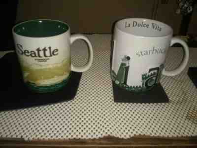 Starbucks 2012 Seattle Scenic Mug, Starbucks 2003 Italia cup, rare collectible - Sold on eBay Jul, 9th 2019 for $20.50