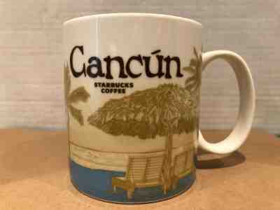 Starbucks Mug Cancun Mexico Global Icon City Series 16 oz Ceramic 2014 - Sold on eBay Jul, 9th 2019 for $25.00