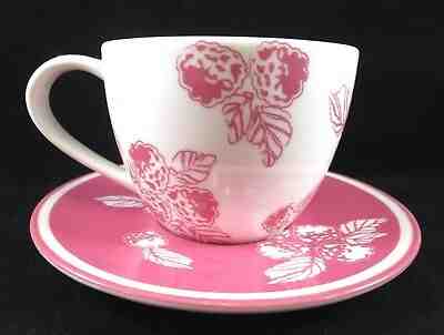 EUC 2007 STARBUCKS PINK STRAWBERRIES CUP & SAUCER SET, 13 OZ. - Sold on eBay Jul, 9th 2019 for $19.99