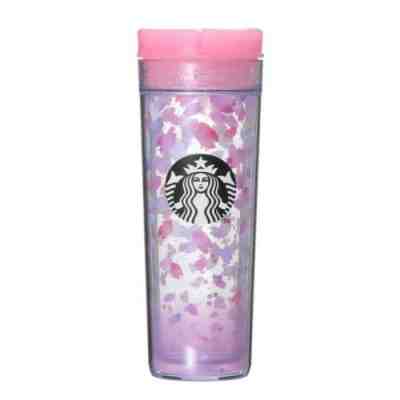 Starbucks JAPAN Tumbler Bottle Sakura Cherry blossom PINK 2019 473ml 16oz Flower - Sold on eBay Jul, 9th 2019 for $56.10