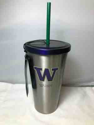 Starbucks University of Washington 2014 Stainless Travel Mug - Sold on eBay Jul, 9th 2019 for $25.75
