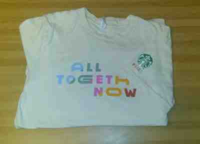 Starbucks Unisex Men's Women's T-Shirt Rainbow Medium Size Lady GAGA Gay PRIDE - Sold on eBay Jul, 9th 2019 for $25.00