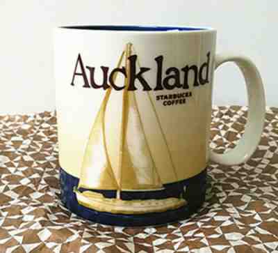 Starbucks Coffee Cup Mug Auckland City Collector Series 16 oz - Sold on eBay Jul, 9th 2019 for $16.99
