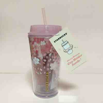 Starbucks Korea Cherry Blossom Floating Tumbler+ TRACK - Sold on eBay Jul, 9th 2019 for $29.90