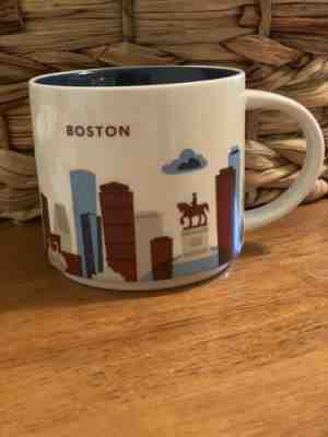 Starbucks Boston You Are Here Collection Coffee Mug 14 oz Massachusetts 2015  - Sold on eBay Jul, 9th 2019 for $22.00