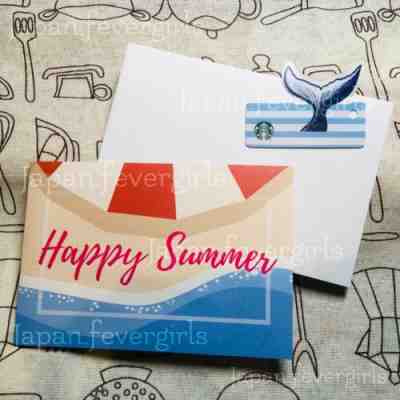 Starbucks Japan Summer Greeting Card with Whale Tail Gift Card 2019  - Sold on eBay Jul, 9th 2019 for $19.90