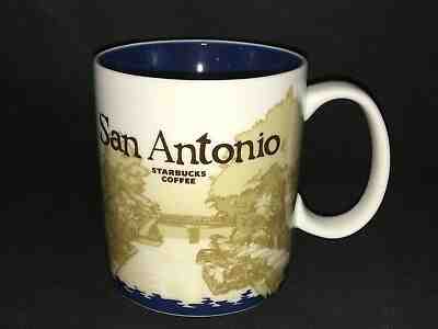 Starbucks 2009 Global Icon Collectors Series SAN ANTONIO COFFEE MUG 16 oz scarce - Sold on eBay Jul, 9th 2019 for $24.99