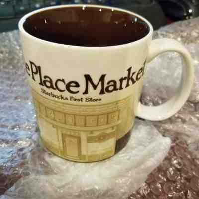? NEW Starbucks 2011 PIKE PLACE MARKET Global Icon Series Mug 16oz - Sold on eBay Jul, 9th 2019 for $41.96