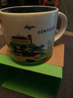 Starbucks Kentucky You Are Here Coffee Mug Cup 14 Oz Collection - Sold on eBay Jul, 8th 2019 for $17.50
