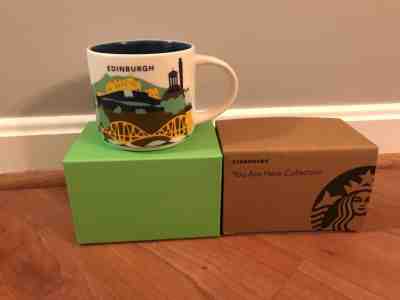 Starbucks Edinburgh YAH Mug Scotland Castle Forth Bridge Dog You Are Here, W/SKU - Sold on eBay Jul, 8th 2019 for $43.99