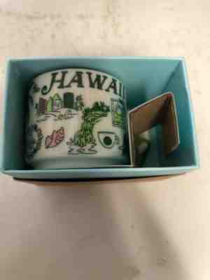 Starbucks 2oz Demitasse HAWAII BEEN THERE mug Ornament Mini Cup NIB - Sold on eBay Jul, 8th 2019 for $15.50