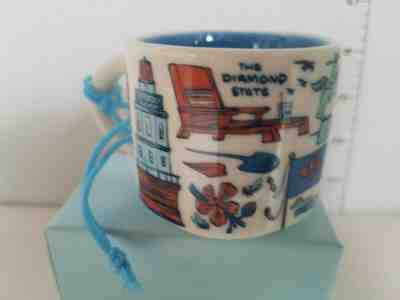 New Starbucks Been There Delaware Ornament Mini Mug 2 OZ  - Sold on eBay Jul, 8th 2019 for $16.00
