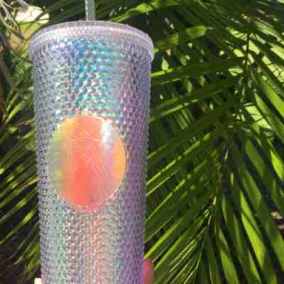 BRAND NEW 2018 Starbucks UNICORN Tumbler Holographic Diamond Hologram BLING 24oz - Sold on eBay Jul, 8th 2019 for $93.00