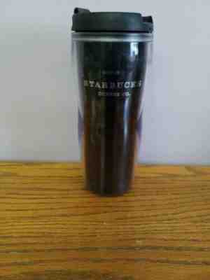 Starbucks 2001 Barista Coffee Cup Travel Mug Tumbler 16 oz Black Plastic w/Lid - Sold on eBay Jul, 8th 2019 for $18.00