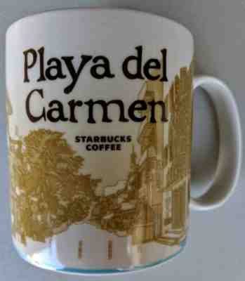 Starbucks Playa Del Carmen Collector Coffee Mug Cup 16 oz Global Icon Series - Sold on eBay Jul, 8th 2019 for $21.99