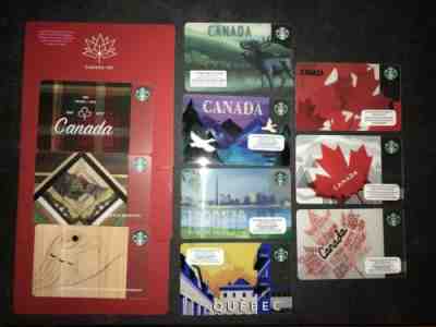 10 Starbucks Card Lot Canada Quebec Toronto city 150 years Moose 2019 Geese - Sold on eBay Jul, 8th 2019 for $20.00