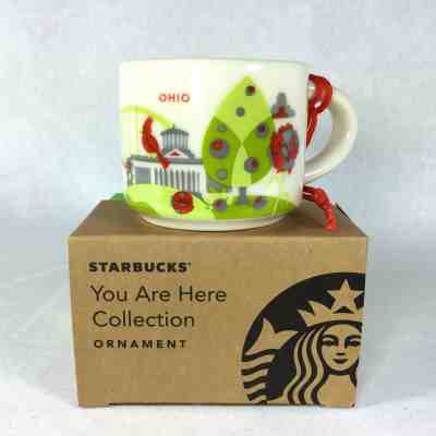 Ohio Starbucks You Are Here Ornaments 2oz mug - Sold on eBay Jul, 8th 2019 for $20.00