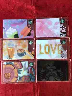 6 NEW STARBUCKS RUSSIA GIFT CARDS LOT 2019 SUMMER  - Sold on eBay Jul, 8th 2019 for $28.99