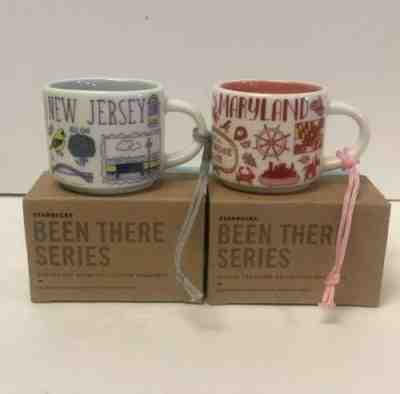 Starbucks New Jersey Maryland Ornaments Demitasse Mini Mug Been There Series NEW - Sold on eBay Jul, 8th 2019 for $45.00