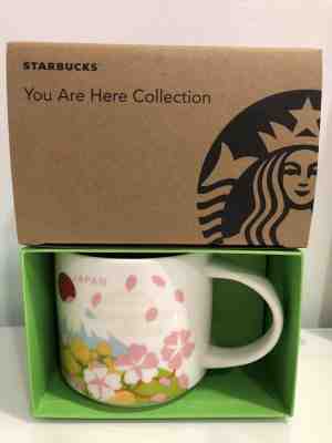 Starbucks Japan You Are Here YAH Mt. Fuji Cherry Spring Sakura Mug w Box - Sold on eBay Jul, 8th 2019 for $43.70