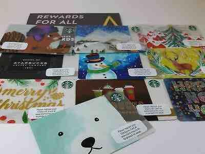 Starbucks  Card Merry Christmas  2016  Gift Card  Full Set  10 Cards Thailand - Sold on eBay Jul, 8th 2019 for $20.00
