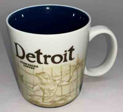 Starbucks Detroit Michigan 4" Ceramic Coffee Mug 2009 Collector Series 16 oz. - Sold on eBay Jul, 7th 2019 for $32.99