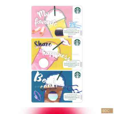 [STARBUCKS] JAPAN 2018 Frappuccino 3 Gift cards SET - Sold on eBay Jul, 7th 2019 for $15.00