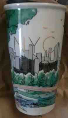 Starbucks NYC New York Central Park Limited Edition 2017 Ceramic Tumbler 12 Oz. - Sold on eBay Jul, 7th 2019 for $44.99