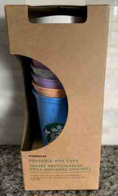 Starbucks Marble Reusable Hot Cups 6 Variety Colors Drink Cup Discount - Sold on eBay Jul, 7th 2019 for $24.98